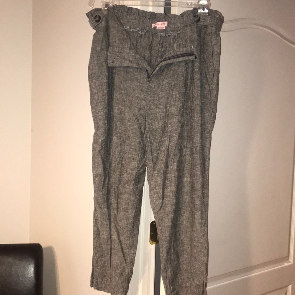 Linen Straight Leg Pants